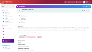 Dokumentation in Kitaversum