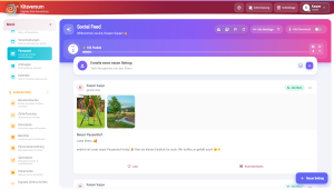 Pinwand in Kitaversum