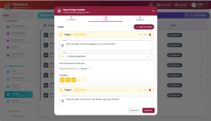 Umfrageerstellung in Kitaversum