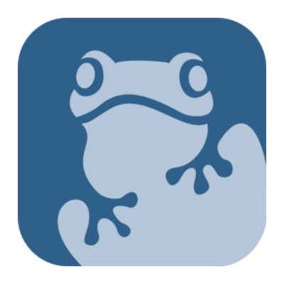 Das Logo von FrogTime, der Zeiterfassungsspftware für Kitas 